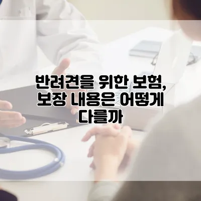 반려견을 위한 보험, 보장 내용은 어떻게 다를까?