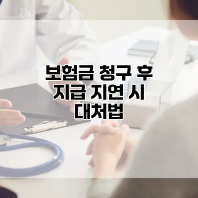 보험금 청구 후 지급 지연 시 대처법