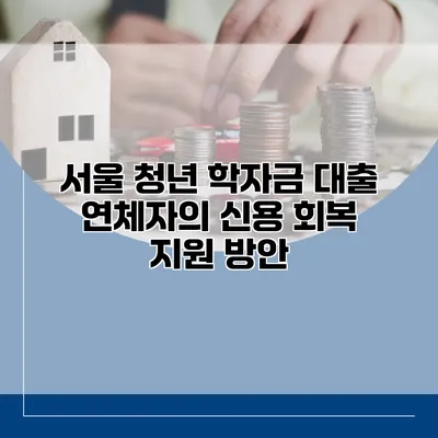 서울 청년 학자금 대출 연체자의 신용 회복 지원 방안