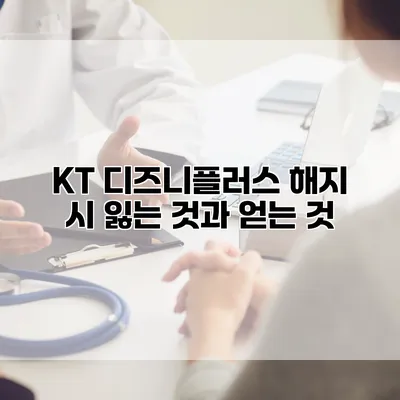 KT 디즈니플러스 해지 시 잃는 것과 얻는 것
